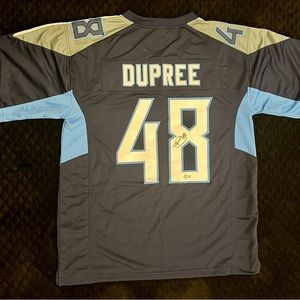 Autographed/Signed Bud Dupree Jersey (Beckett Authenticated) (Tennessee Titans)